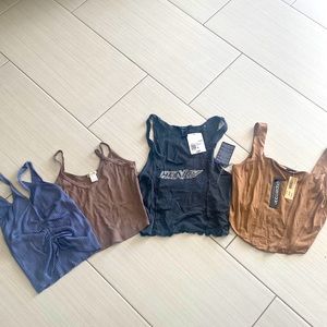 Cropped tops bundle, 2 NWT